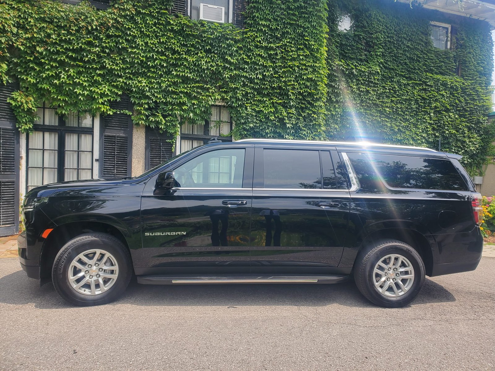 Chevrolet Suburban black luxury SUV chauffeur service Toronto