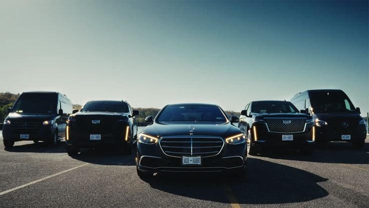 Luxury limo fleet at Toronto Pearson Airport